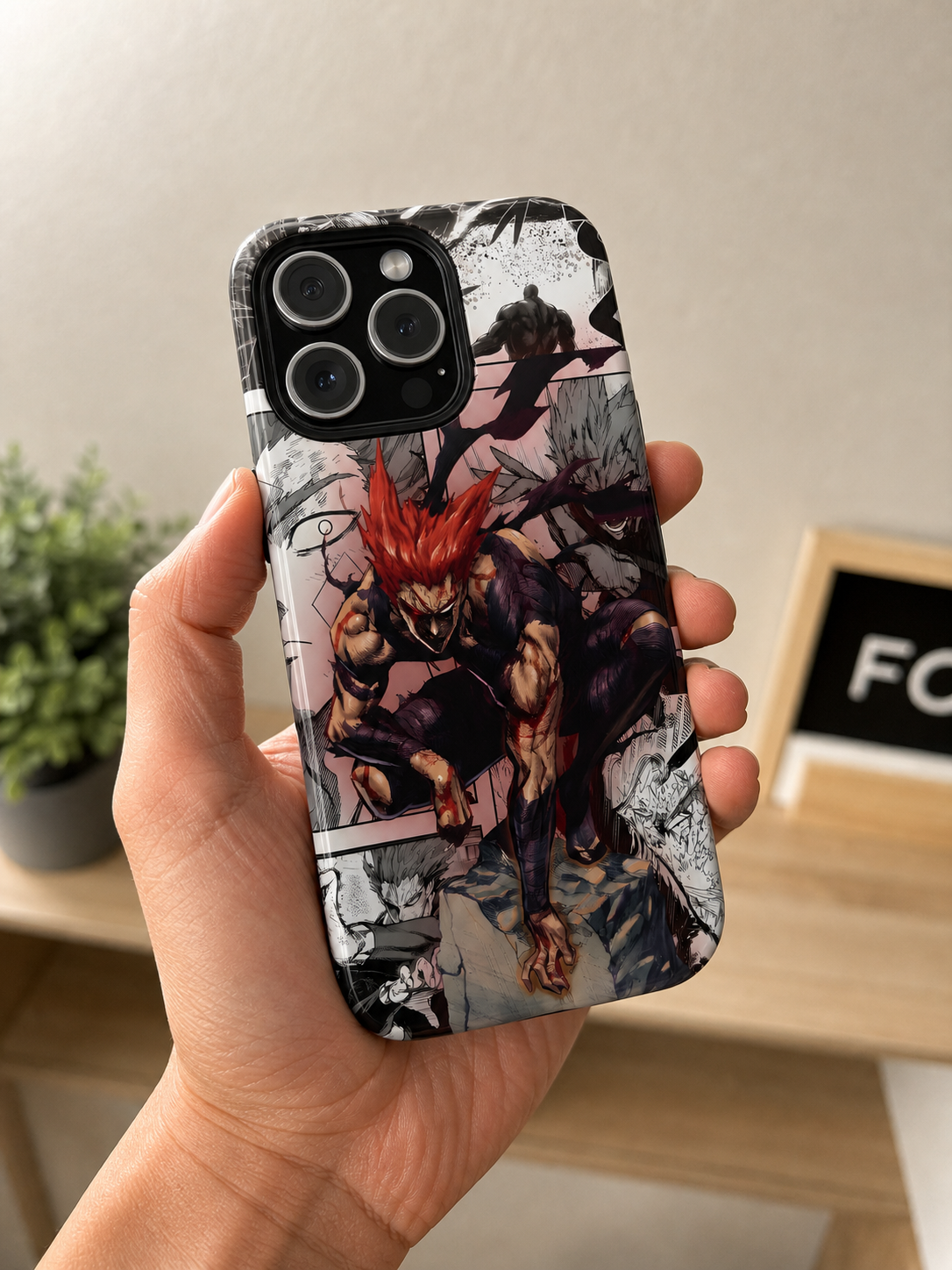 Custom action manga phone case build